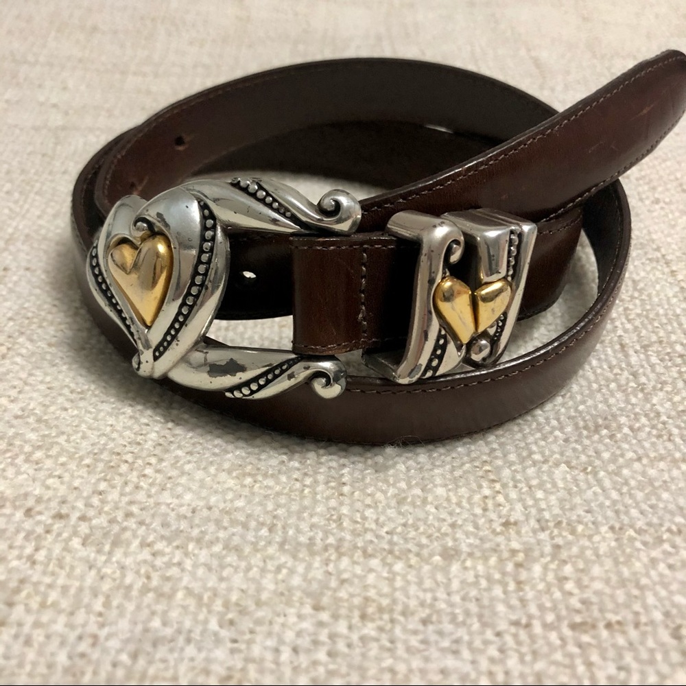 Brighton Vintage Two Tone Belt Brown